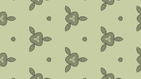 Animation-of-shapes-popping-and-fading-on-beige-background