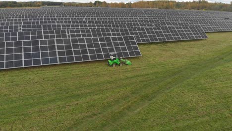 drone-shot-of-reavaling-huge-solar-park-near-the-highway