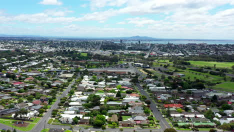 AERIAL-Overlooking-Geelong-City-Towards-You-Yang-Mountains