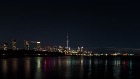 Zeitraffer-Der-Skyline-Von-Toronto-Vom-Trillium-Park-Aus