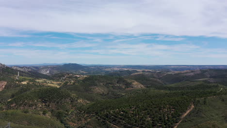 Mountain-landscape-shot-by-drone