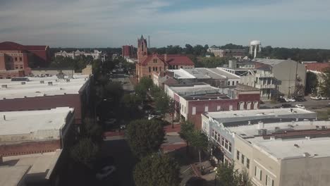 Aerial-Downtown-Anderson-SC-in-4k