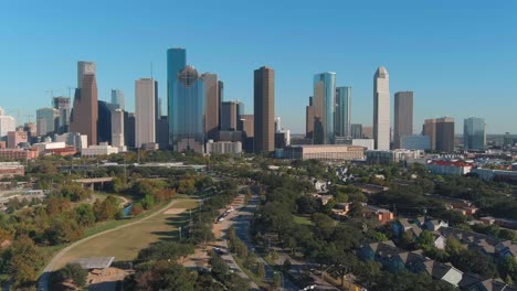Drone-view-of-skyscrapers-in-the-Downtown-Houston-area