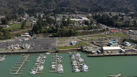 Brookings,-Oregon-harbor-on-sunny-day