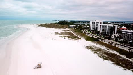 Wunderschöner-Weißer-Sand-Am-Lido-Beach-Auf-Lido-Key-In-Der-Nähe-Von-Sarasota,-Florida