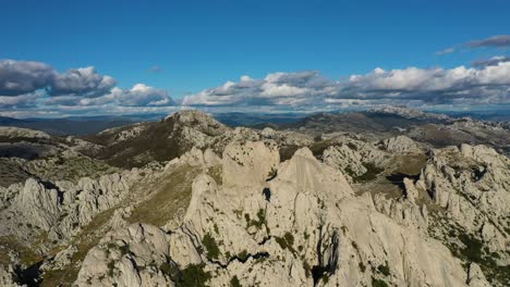 Summit-Of-Tulove-Grede-Limestone-Cliffs-In-Zadar-County,-Croatia