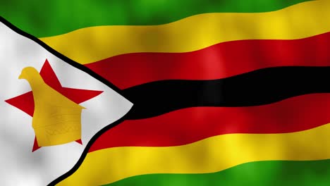 Digitale-Animation-Der-Unabhängigen-Flagge-Der-Republik-Simbabwe