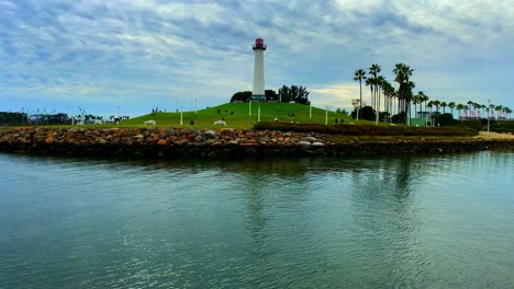 Wide-angle-shot-of-the-Light-House-in-Long-Beach-California