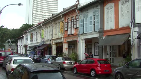 Calle-En-Singapur-En-Un-Día-Lluvioso