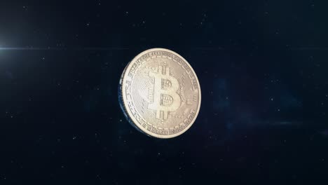 Bitcoin---Planet-Earth-Rotating-to-Reveal-Cryptocurrency-Coin