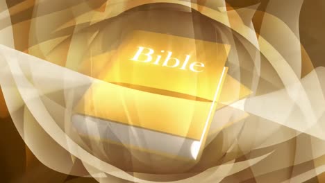 Icono-Amarillo-Del-Libro-De-La-Santa-Biblia-Aislado-Sobre-Fondo-Amarillo