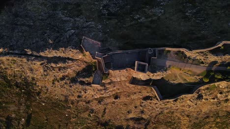 A-drone-captures-the-Marvão-Castle-from-a-birds-eye-with-a-satellite-view