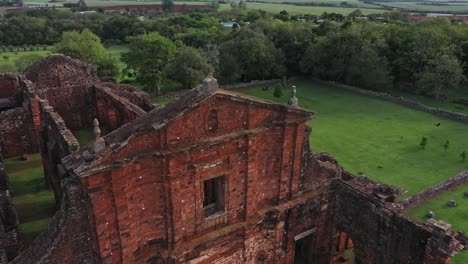 Ancient-ruins-of-the-Sao-Miguel-Das-Missoes-church-and-mission-which-was-center-for-a-Jesuit-colony---aerial-flyover
