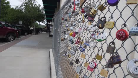 Push-into-the-love-lock-fence-in-Prescott-Arizona