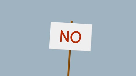 NO-political-protest-banner-placard-sign-animation