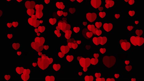 animated-hearts-moving-randomly-on-black-background