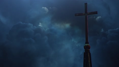 cross-with-thunderstorm-background.-4k