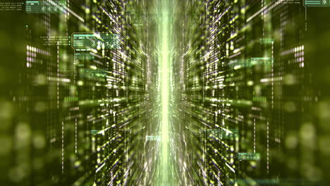 Futuristische-Digitale-Matrixpartikel-Raster-Virtuelle-Realität-Abstrakter-Cyberspace-umgebungshintergrund