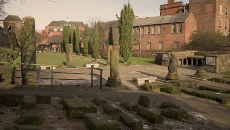 Römische-Gärten-Von-Chester-In-Chester,-Cheshire,-Großbritannien