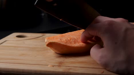 Cutting-a-sweet-potato