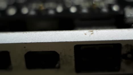 Ports-and-USB-power-computer-laptop-Macro-extreme-close-up-shallow