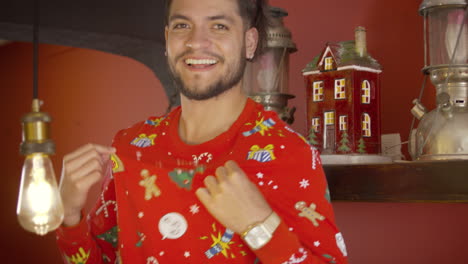 handsome-guy-with-a-funny-Christmas-sweater