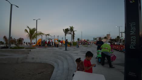 A-classical-kid's-park-in-Mexico-with-too-many-chlidren,-from-City-of-Veracruz