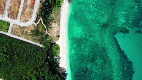 Toma-Aérea-De-New-Coast-Ilig-Iligan-Beach-Boracay-Island-Filipinas