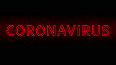 Flashing-Red-CORONAVIRUS-neon-sign-on-and-off-with-flicker