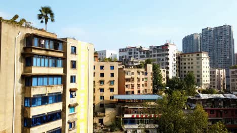 Panoramic-view-of-the-city-of-Kaili,-Guizhou,-China