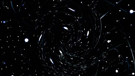 Stars-and-particles-twirling-in-space-animation