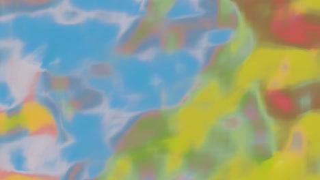 Abstrakte-Animation-Glatte-Farbe-Wellig