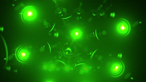 GREEN-Flowers-Lights-ANIMATION-MOTION-BACKGROUND