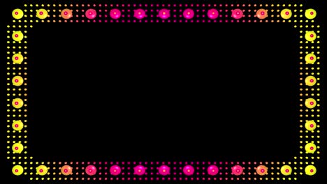 Frame-pixel-lights-Motion-Background-Loop