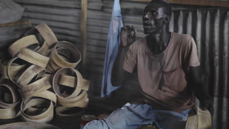 Serious-black-man-arguing-in-his-household-at-Senegal-Africa