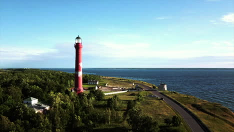 ESTONIA-DECEMBER-30:-Drone-taking-aerial-footage-video-of-a-Lighthouse-in-ESTONIA-on-December-30th,2019