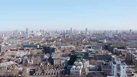 Drone-shot-over-tower-hamlets-towards-stratford-olympic-park
