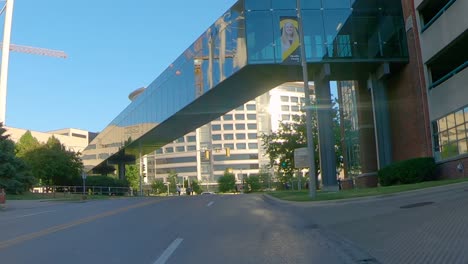 POV-while-driving-on-past-the-University-of-Iowa-Hospitals-and-Children's-Hospital