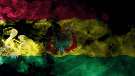 Schwenkt-Die-Bolivianische-Flagge