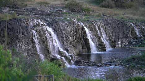 Waterfall-at-Hopkins-Falls-Scenic-Reserve,-Cudgee-Victoria-Australia---Attraction-Great-Ocean-Road