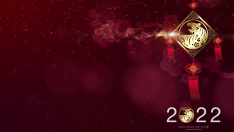 Chinesisches-Neujahr,-Jahr-Des-Tigers-2022,-Auch-Bekannt-Als-Frühlingsfest-Mit-Dem-Astrologischen-Hängenden-Chinesischen-Tiger-Für-Die-Schleifenhintergrunddekoration