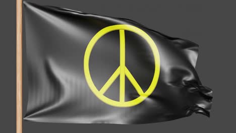 Friedensflagge-Im-Wind-