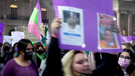 Monterrey,-Mexiko-–-8.-März-2022:-8-Millionen-Menschen-Protestieren-Zum-Internationalen-Frauentag