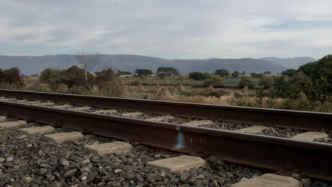 Railroad-tracks-alongside-the-country