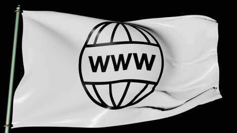 World-Wide-Web-Flaggenwellen