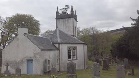 Die-Rückseite-Der-Kilmorich-Kirche-In-Cairndow