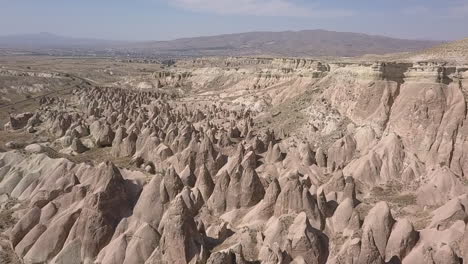 Cappadocia-Aerial:-Eons-of-erosion-create-unique-hoodoo-landscape