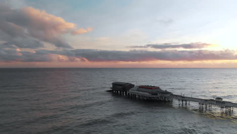 Cromer-pier-at-dawn-shot-with-a-drone