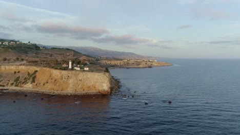 Sunset-aerial-video-of-the-famous-Point-Vicente-Lighthouse