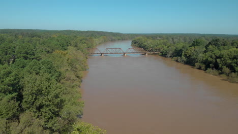 drone-shots-of-river-flooding-of-the-cape-fear-river